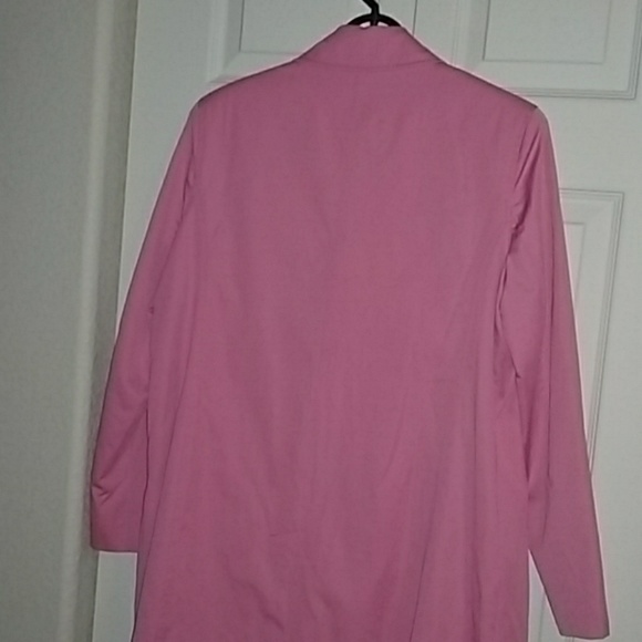 Jones New York pink trench coat - Picture 6 of 7